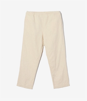 Seamless Waist Technology STK Pant ?C?White Eyelet Embroidered Rayon