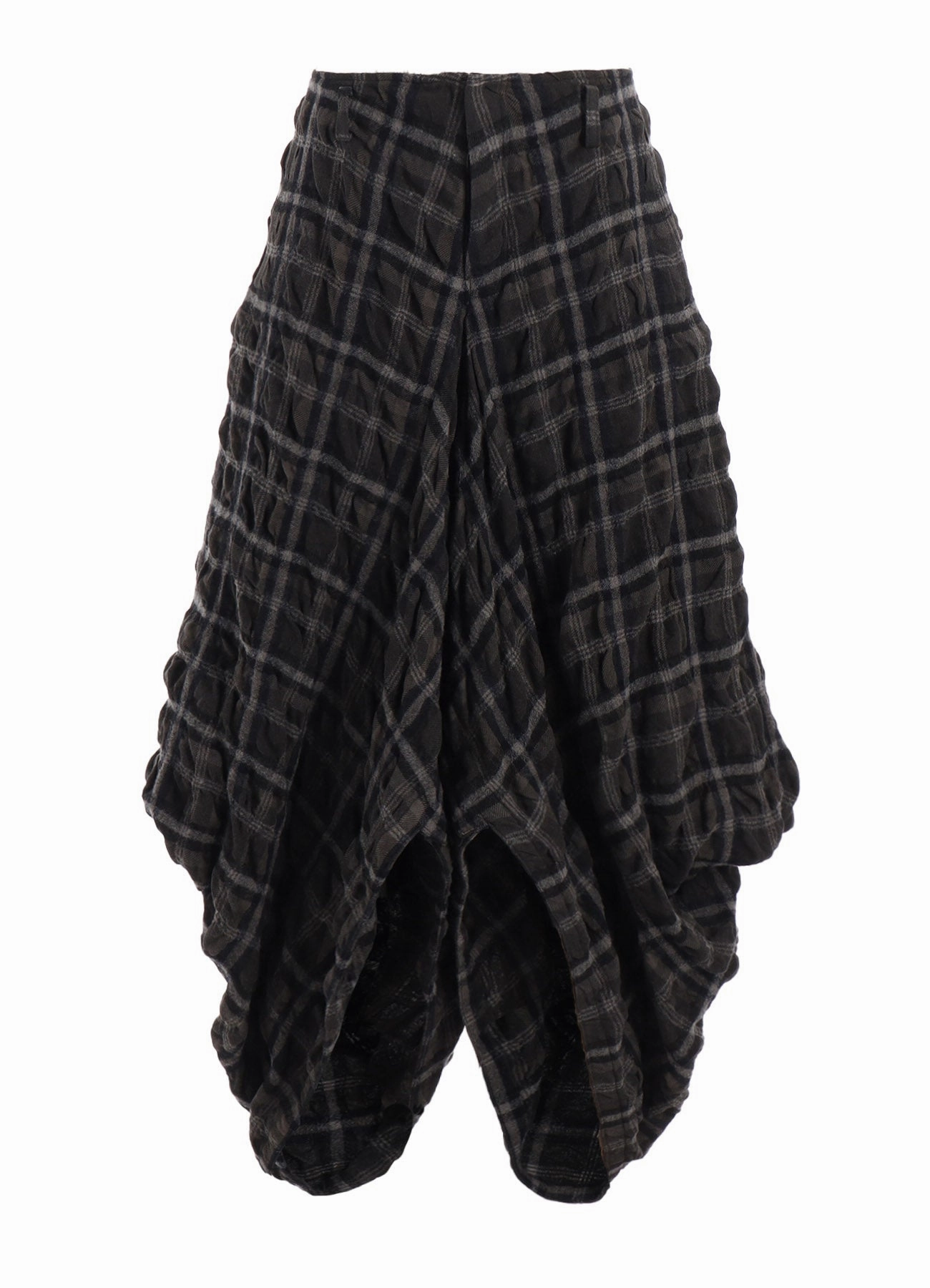 INK DYEING PLAID BOX PANTS B Built-in shorts NonRestrictiveFit