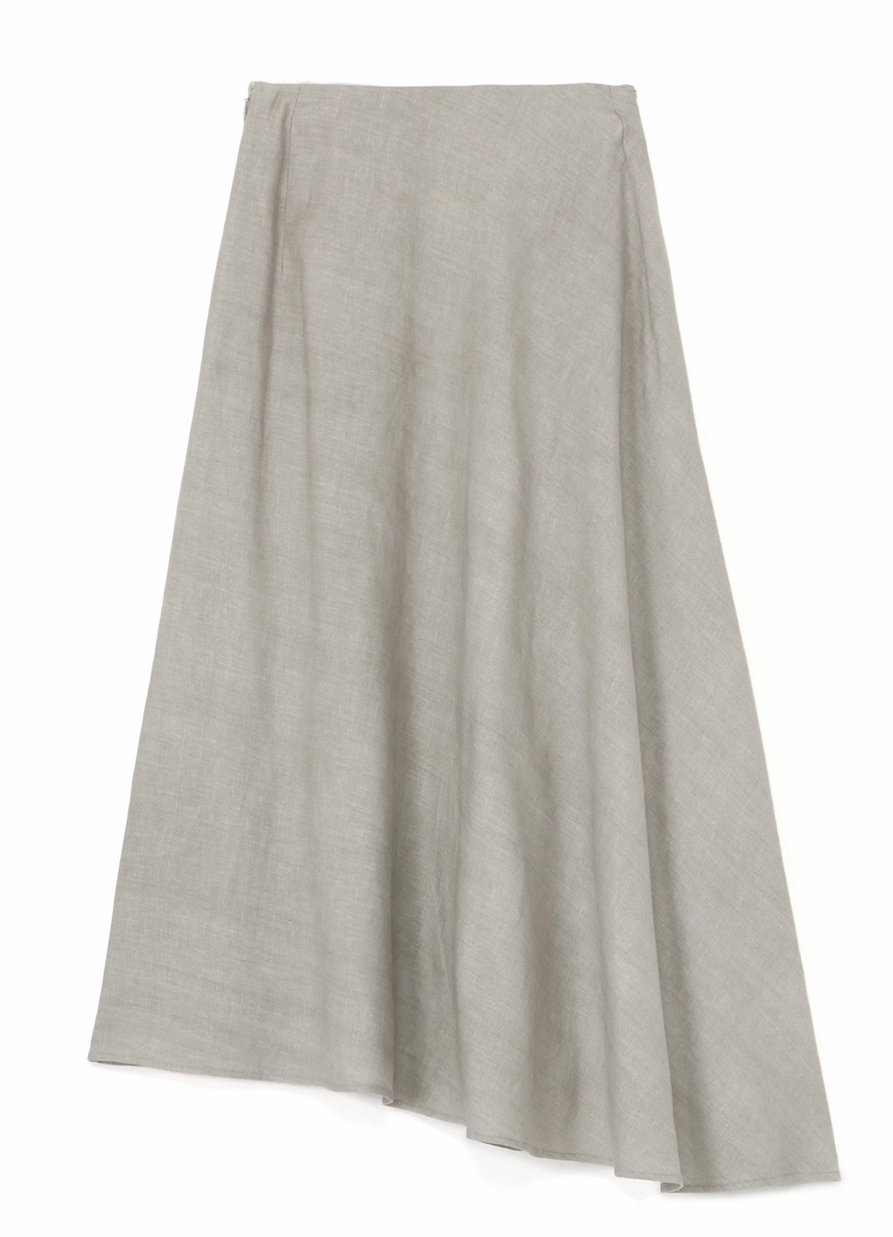 Simple Touch Visual Balance L/C INK DYED LIGHT DENIM LONG RIGHT SKIRT