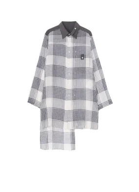 ??PIECE UNIQUE/AOYAMA??HAND-WOVEN CARDIGAN SPARE COLLAR BLOUSE Functional Fashion Breathable mesh