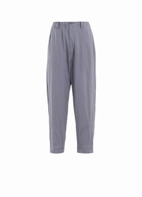 COTTON LAWN GARMENT DYE SLIM PANTS slim cut