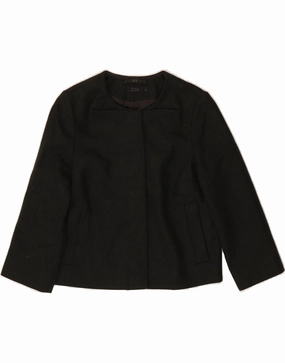 COS Womens Blazer Jacket EU 34 XS Black Wool Refined Wear