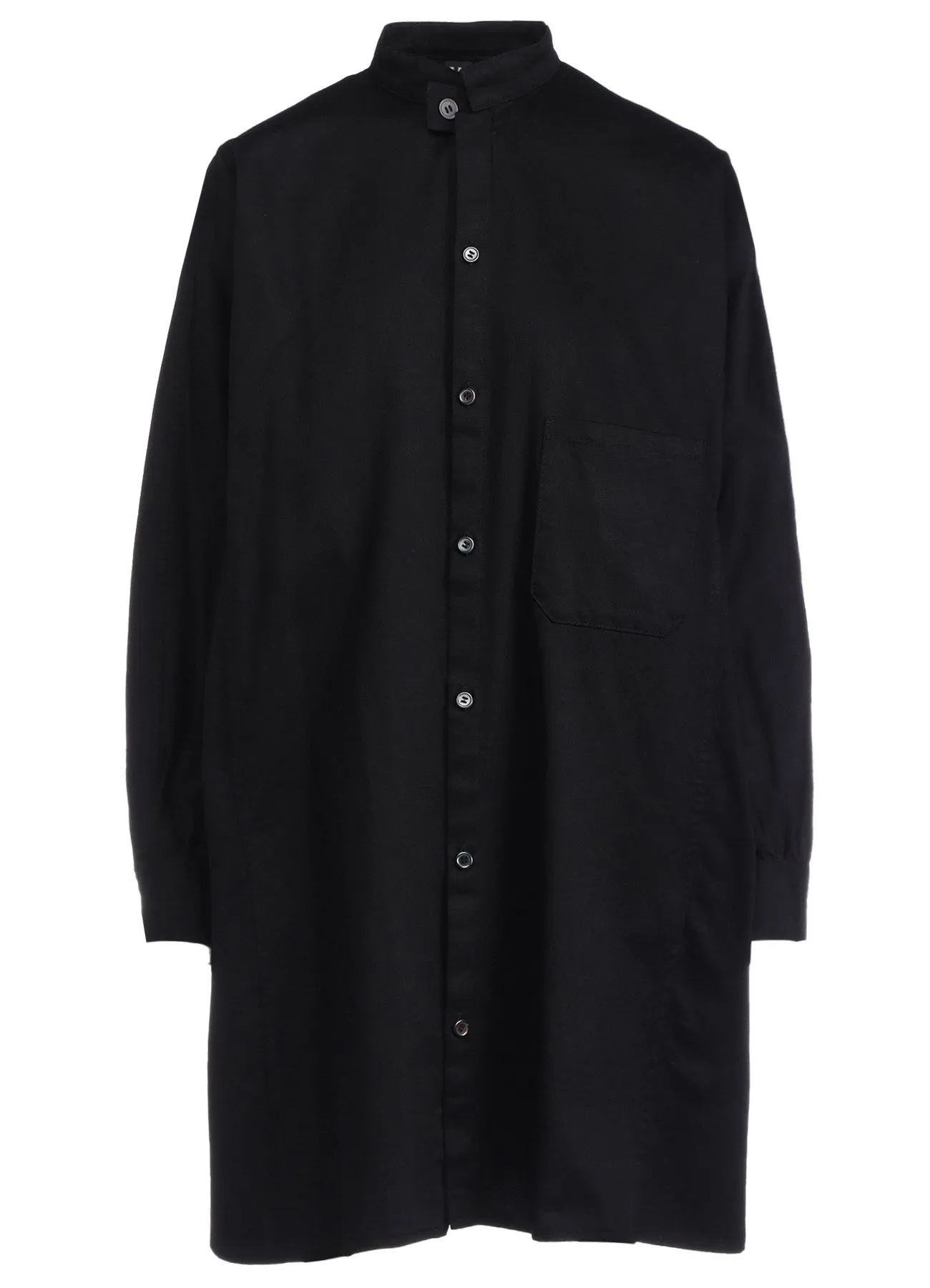 Button-up [Y's BORN PRODUCT] COTTON TWILL DEFORMED SLEEVE SHIRT