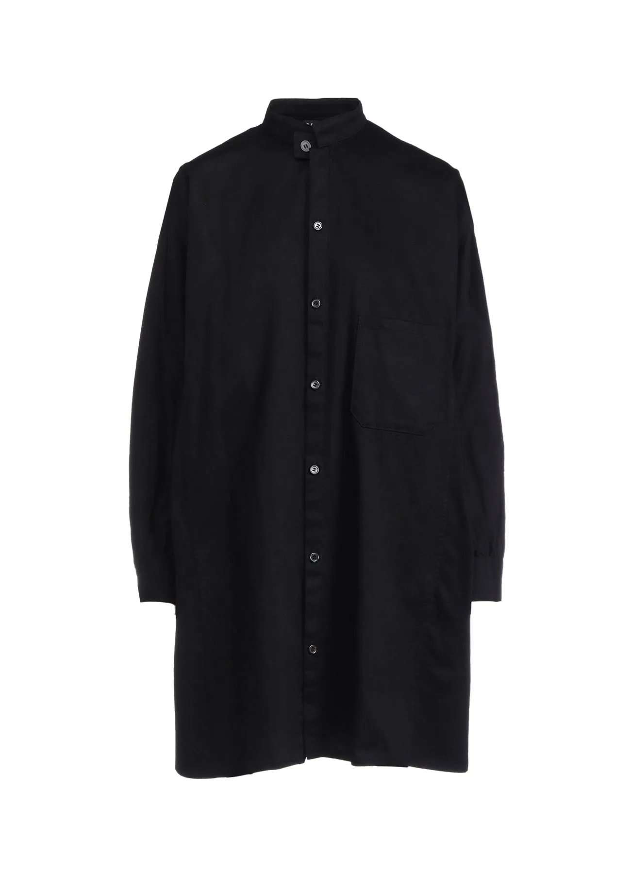 Slim Silhouette Low Maintenance [Y's BORN PRODUCT] COTTON TWILL DEFORMED SLEEVE SHIRT