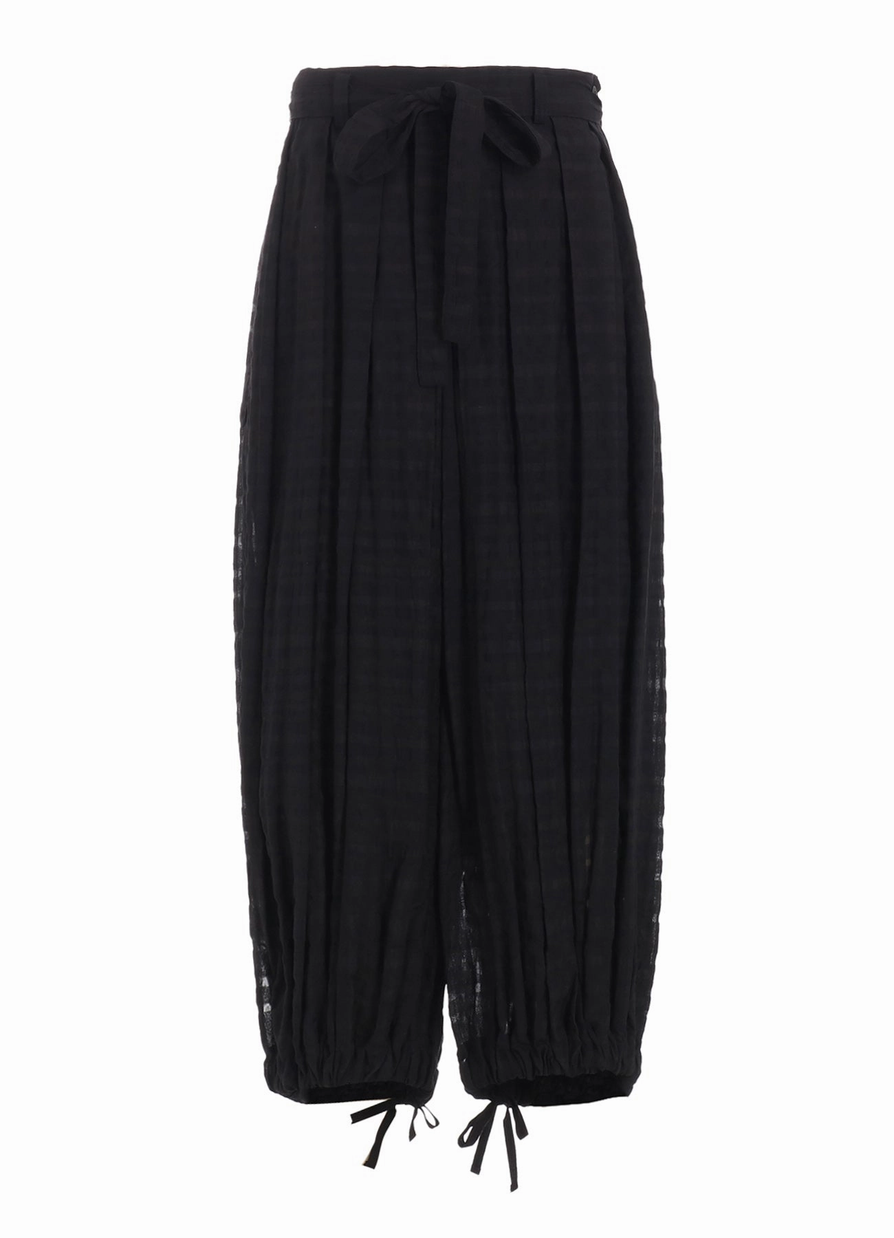 Easy Care PLAID TUCKED PANTS