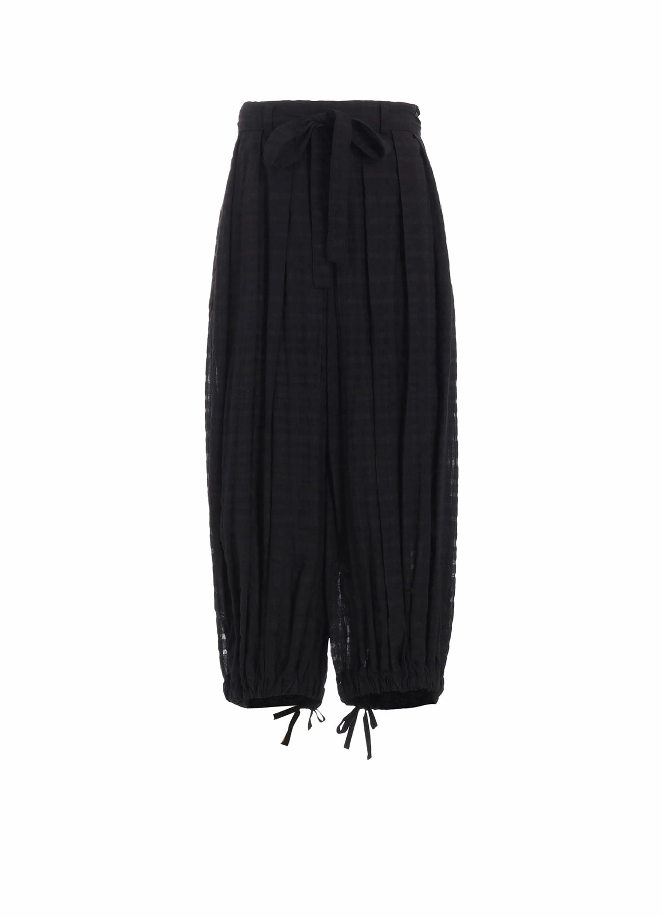 Sporty Layers Slim Shape PLAID TUCKED PANTS