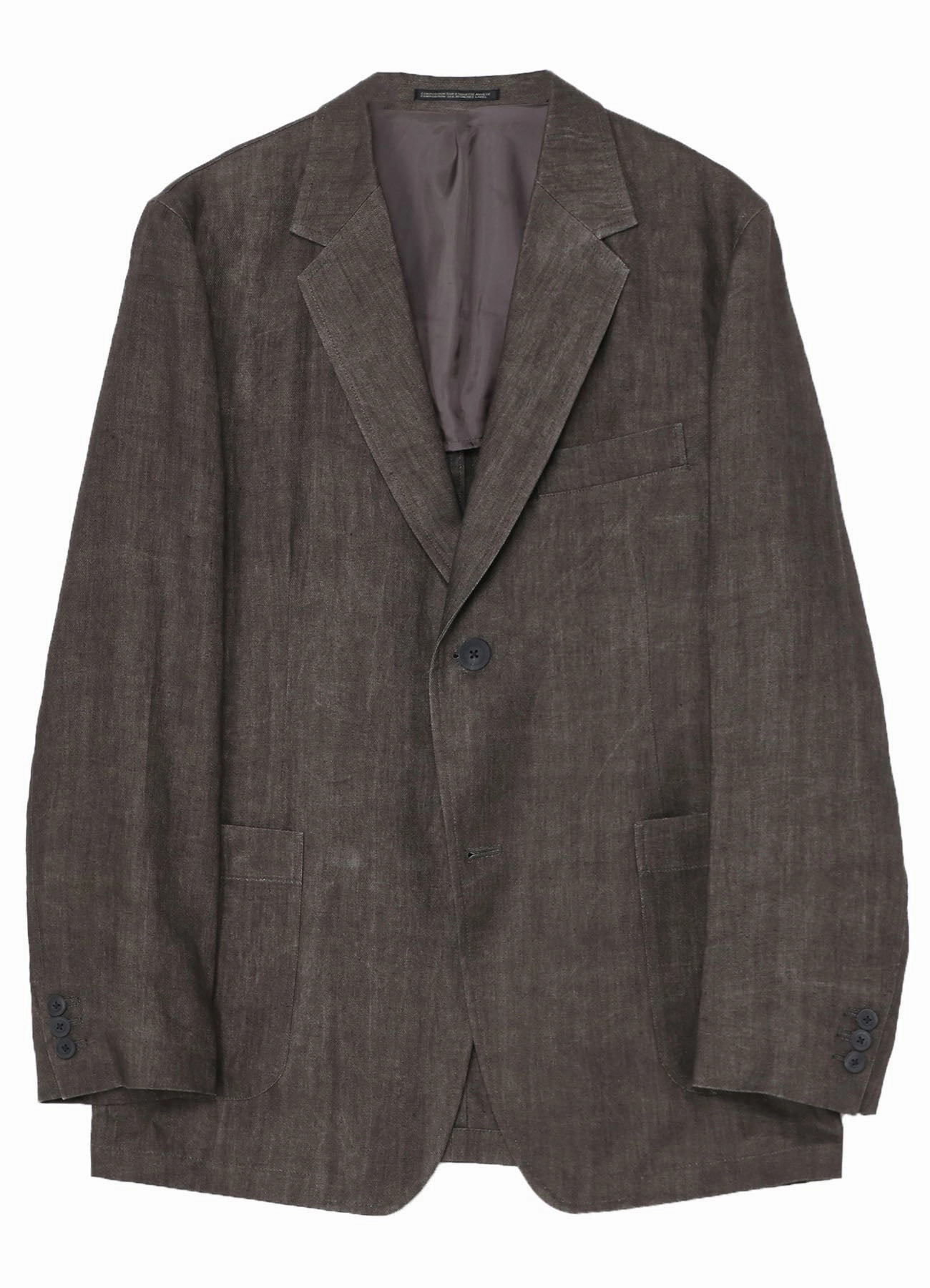 INK DYED TWILL OUT POCKET JACKET Convertible Features