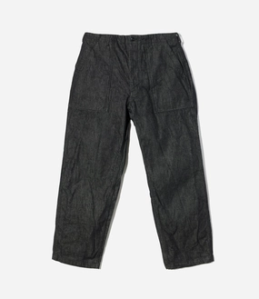 FadeResistantTreatment Fatigue Pant ?C Black 14oz Cone Denim