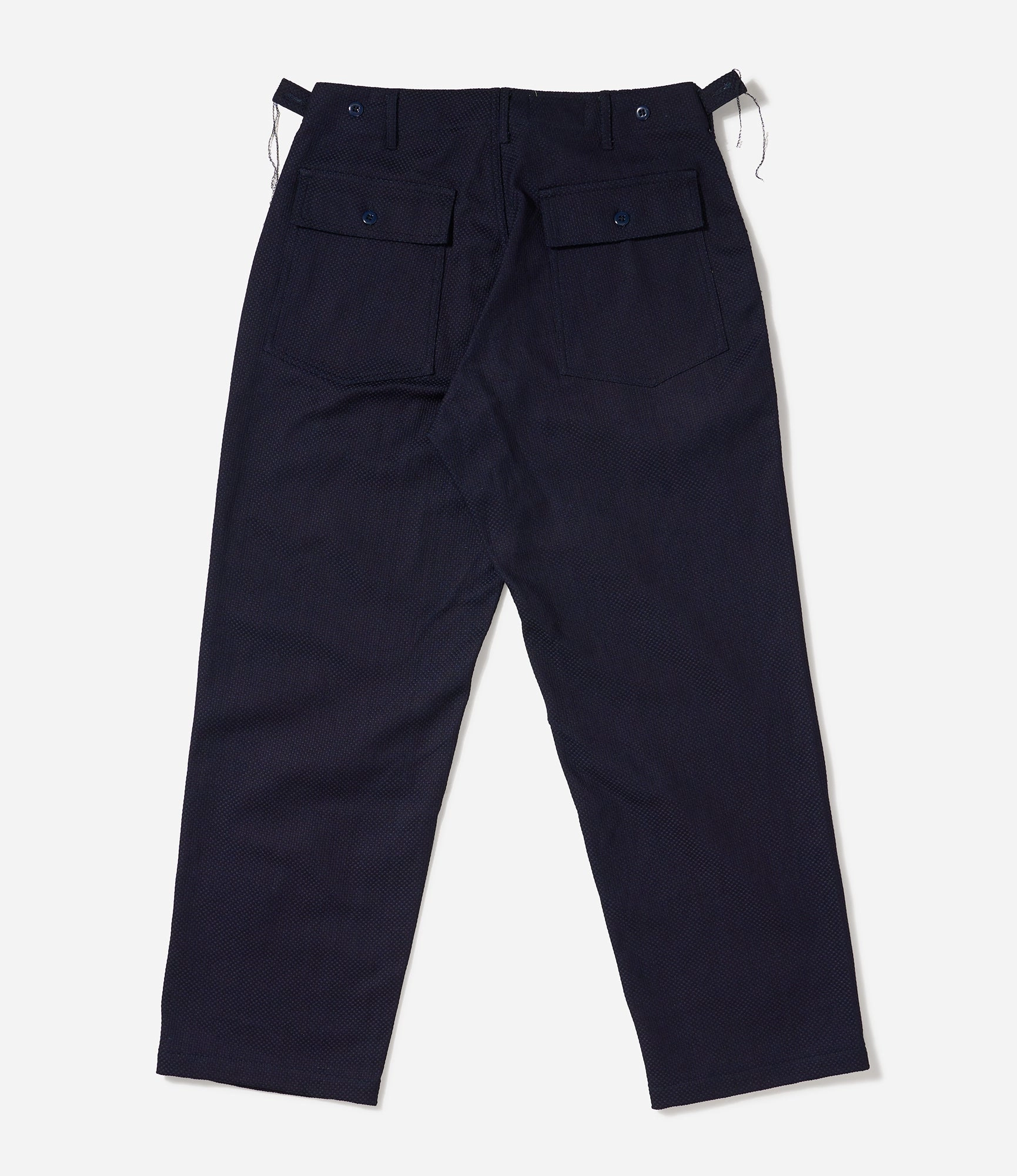 Fatigue Pant ?C Navy Heavy Basketweave tailored look Athletic Comfort