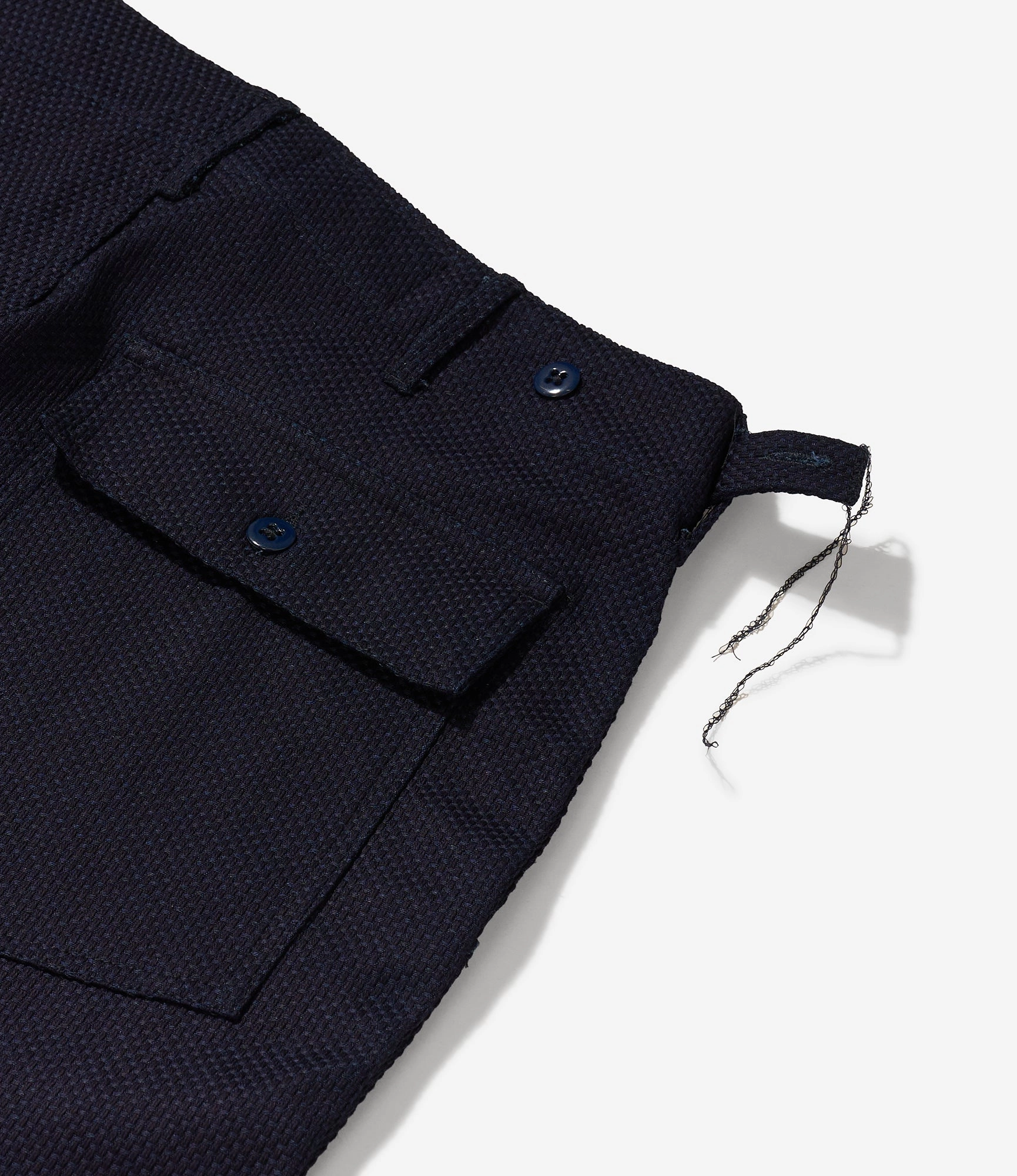 Easy Travel Fatigue Pant ?C Navy Heavy Basketweave