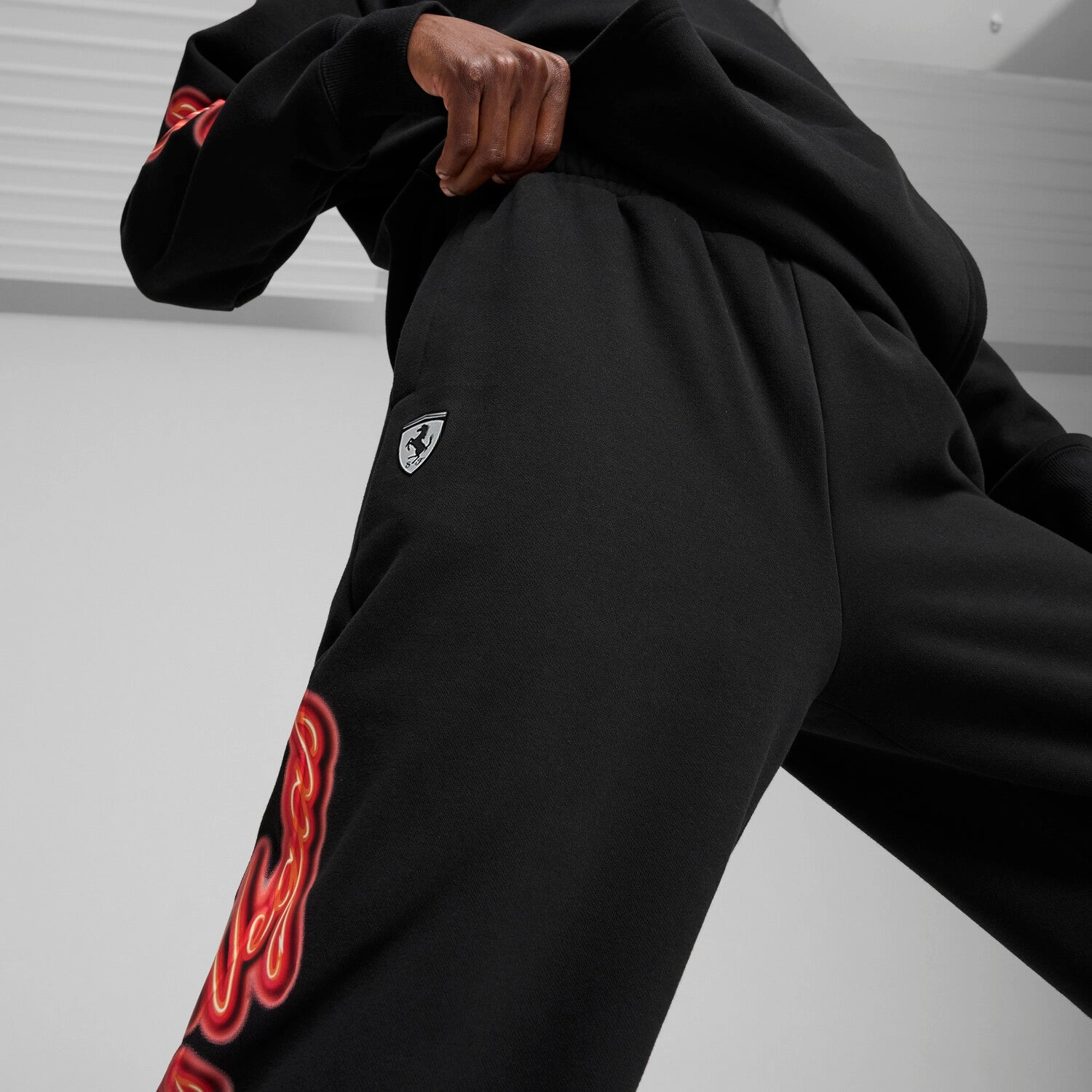 Ferrari Neon Energy Pants - Mens Quick Fit Flex Fit