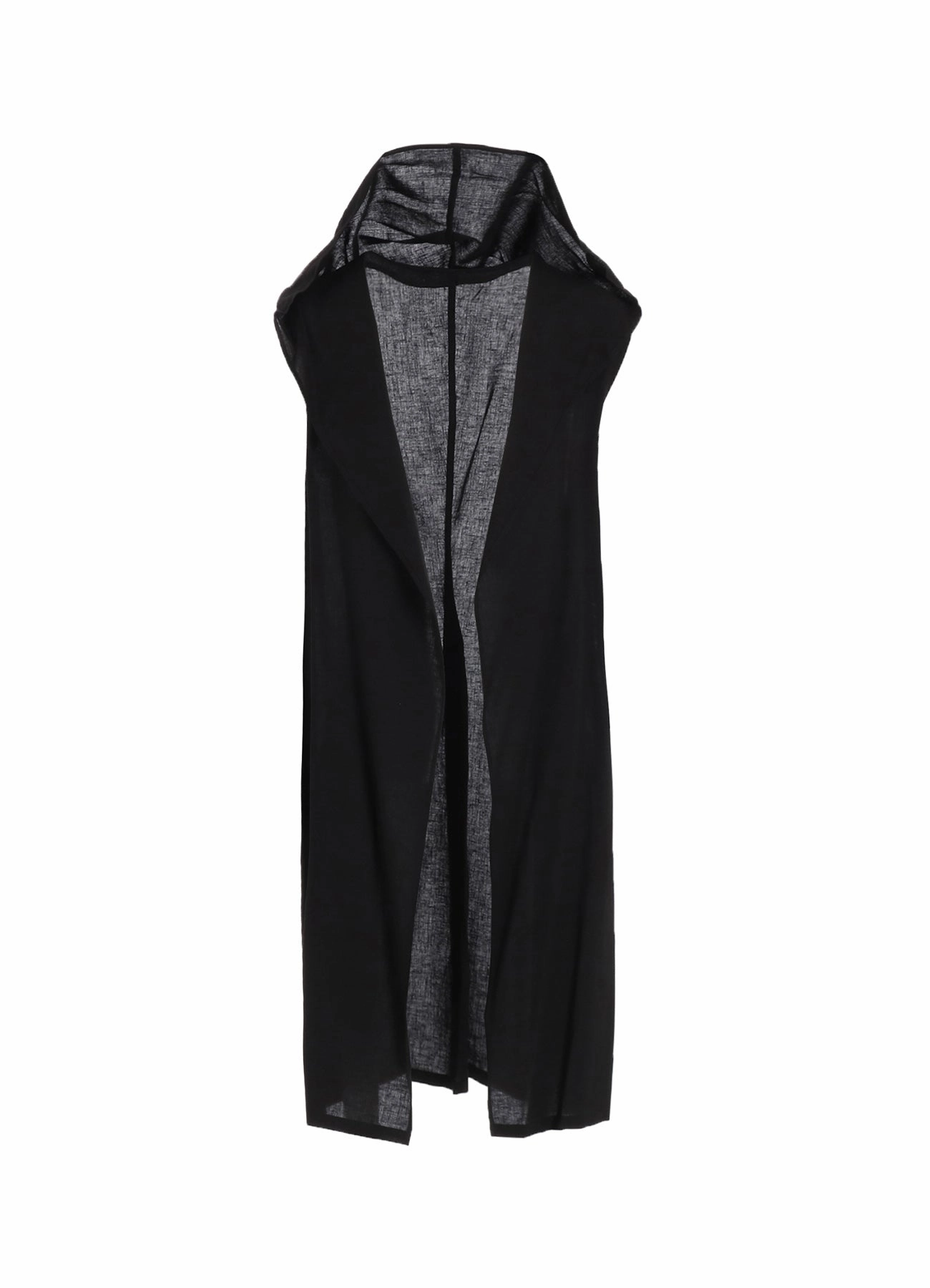 RAYON/LINEN SHEETING HOODIE VEST Enhanced Airflow Luxury
