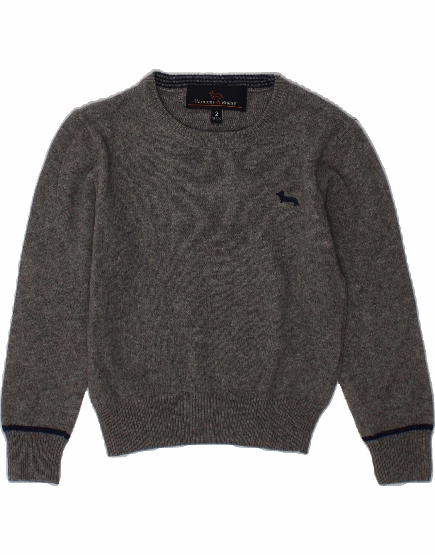 Stay Simple HARMONT & BLAINE Baby Boys Crew Neck Jumper Sweater 18-24 Months Grey