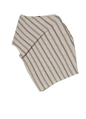 HARD TWISTED STRIPE CONVERTIBLE BLOUSE Trend-Driven