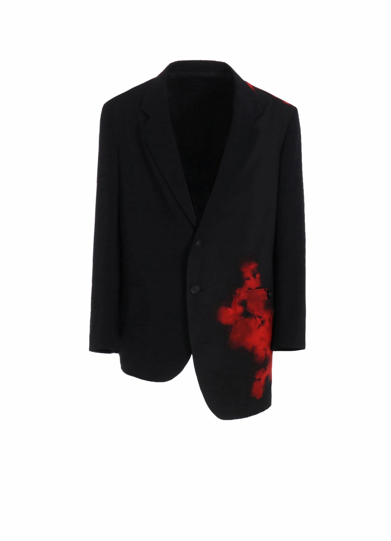 popular in Africa FLAMES PATTERN ASYMMETRICAL JACKET