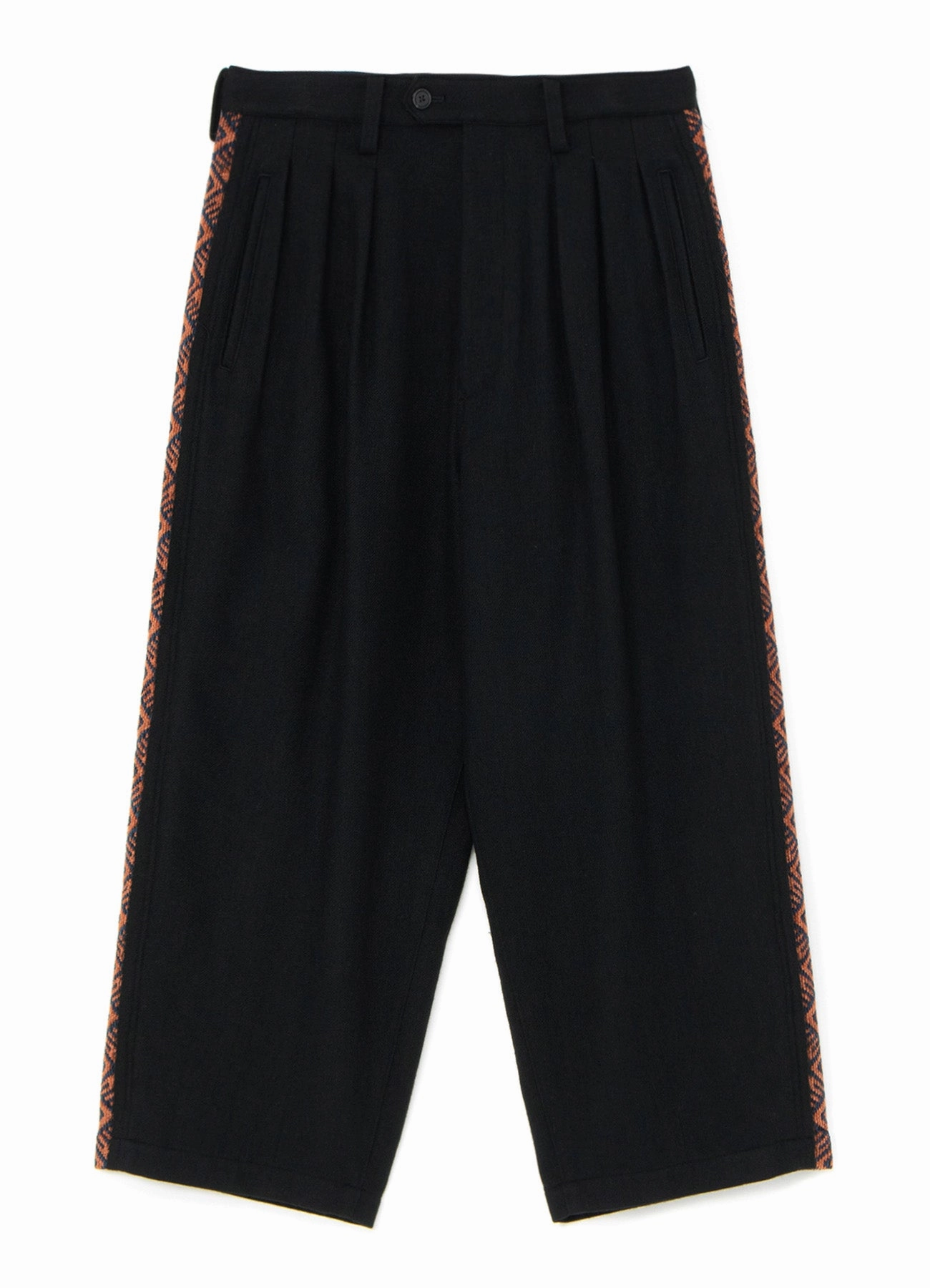 FLANNEL   ECUADORIAN WOVEN BRAID SIDE-SWITCHING PANTS Stretch Support