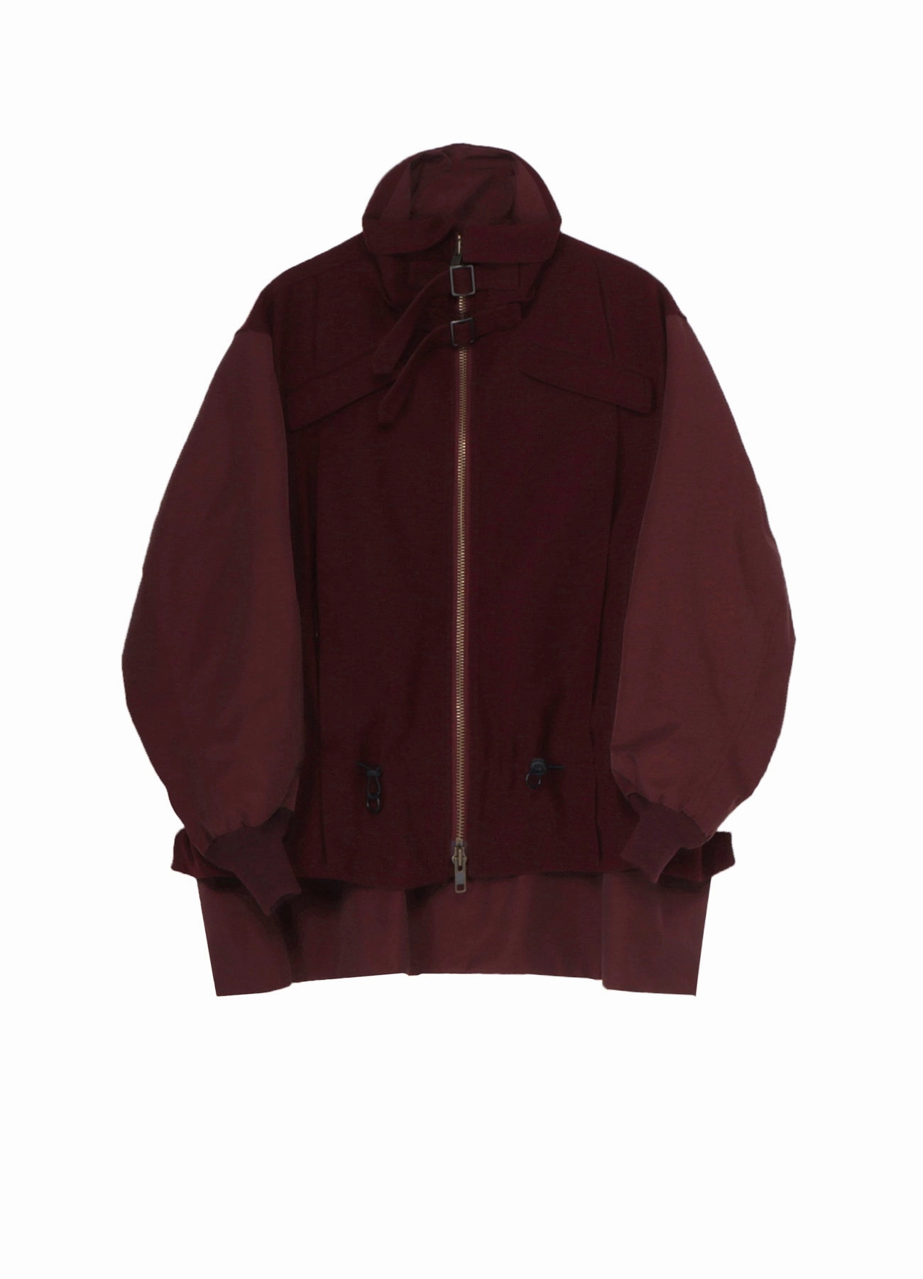 FLANNEL SHIRRING DETAIL JACKET insulated Ergonomic Cut