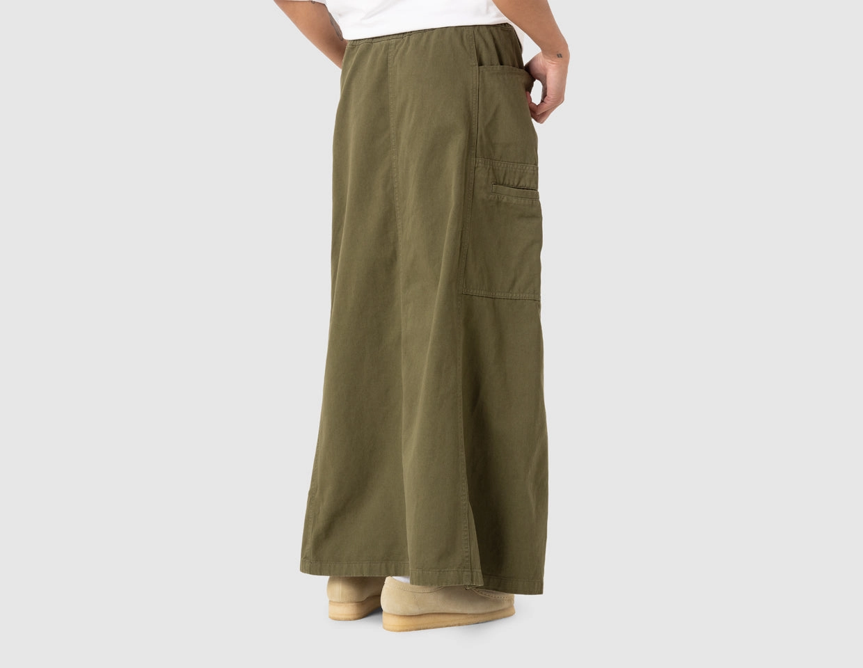 Durable Waistband Quick Comfort Fit Gramicci Women's Voyager Skirt / Olive