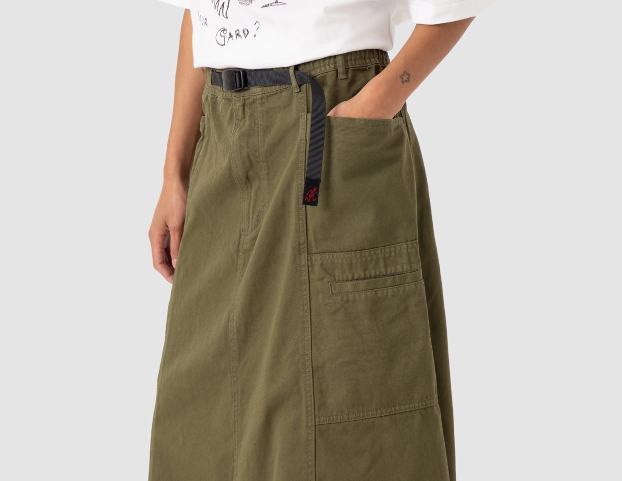 Gramicci Women's Voyager Skirt / Olive SoftLining
