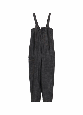 8OZ DENIM OVERALLS WITH STRAP Stylish Pick Unique Cut