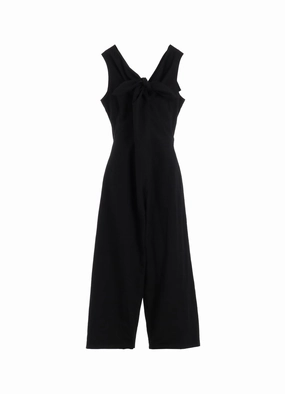 Polished Appearance POPLIN FRONT RIBBON OVERALLS