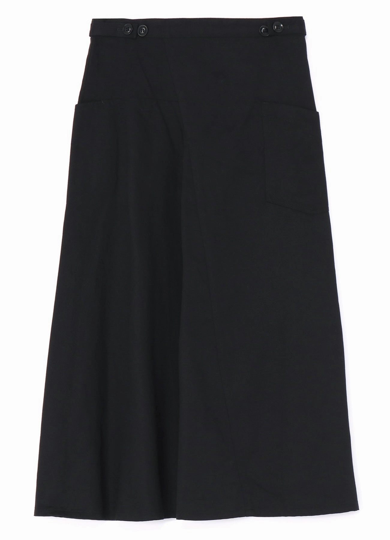 Playful touch Heritage-Brand [Y's BORN PRODUCT] COTTON TWILL FLARE GUSSET FLARE SKIRT