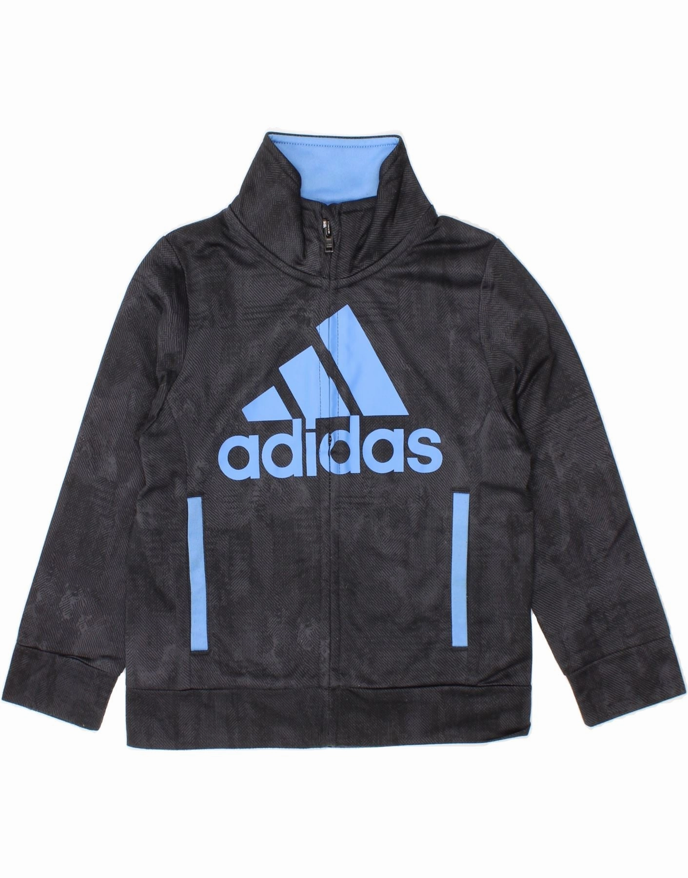 shopping ADIDAS Baby Boys Graphic Tracksuit Top Jacket 18-24 Months  Grey Polyester