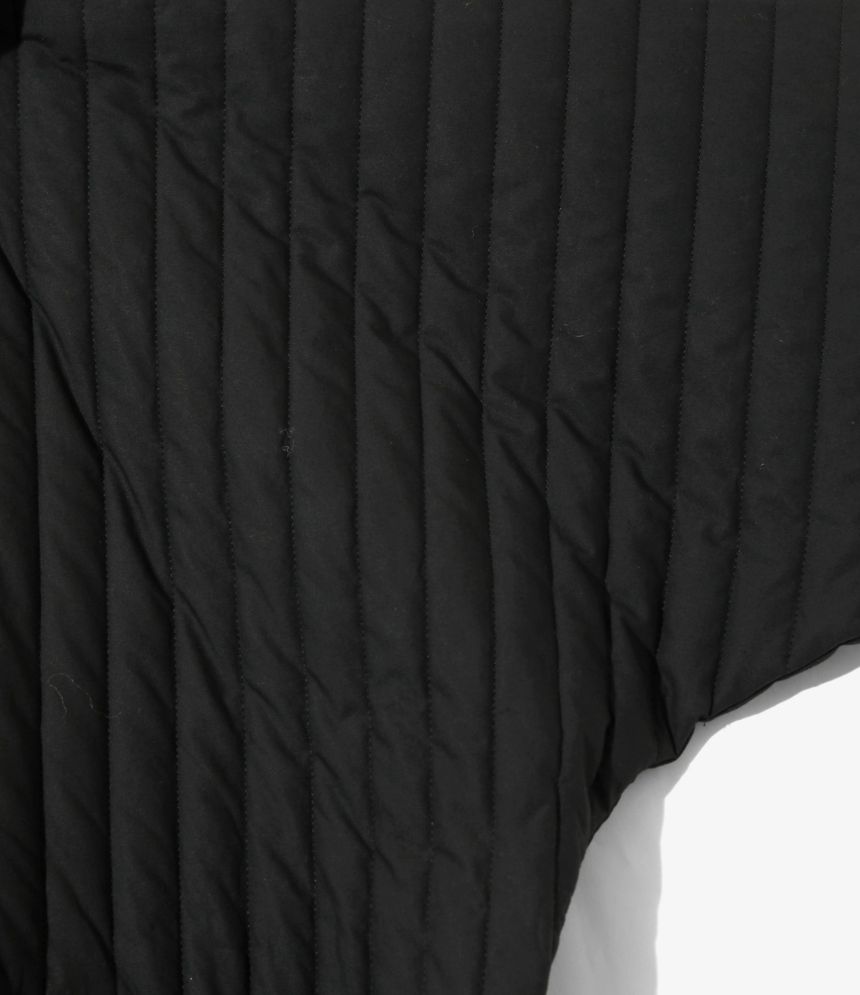 Ergonomic Articulation Quilted Stitching Taped Quilted Hoodie ?C Black Poplin