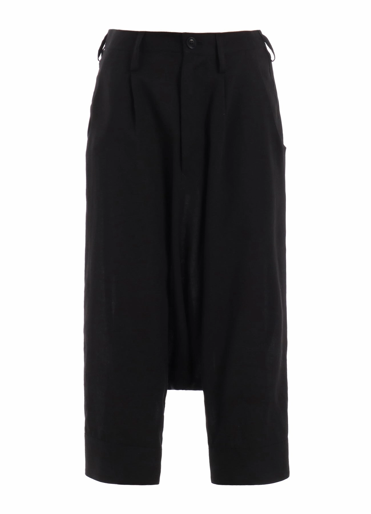 Day To Night RAYON/LINEN SHEETING CUFFED HEM SARROUEL PANTS