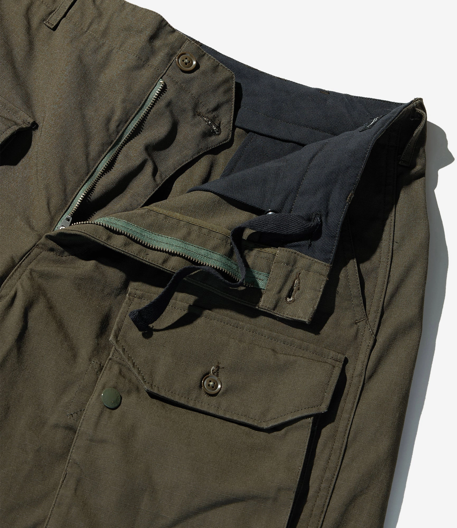Flight Pant ?C Olive Heavy Ripstop Cotton Cozy And Stylish