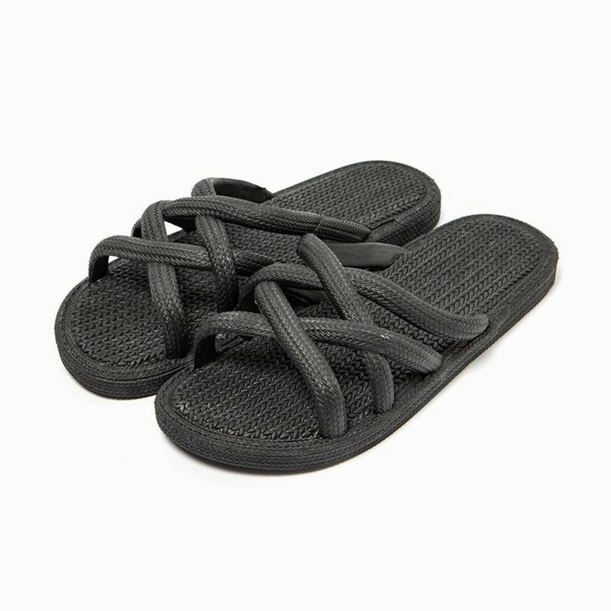 Comfortable Fitment Women's Flip Flops Brasileras Mersin Black