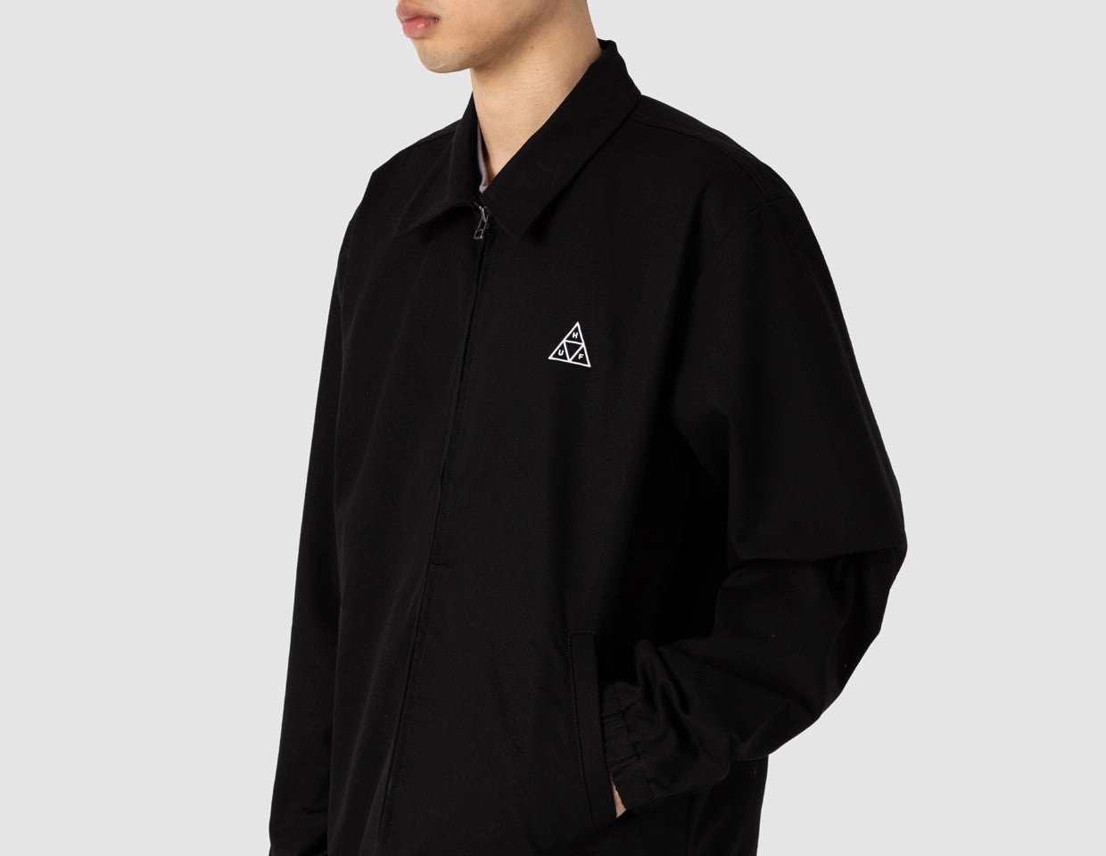 HUF Set TT Shop Jacket / Black Practical Everyday Fit
