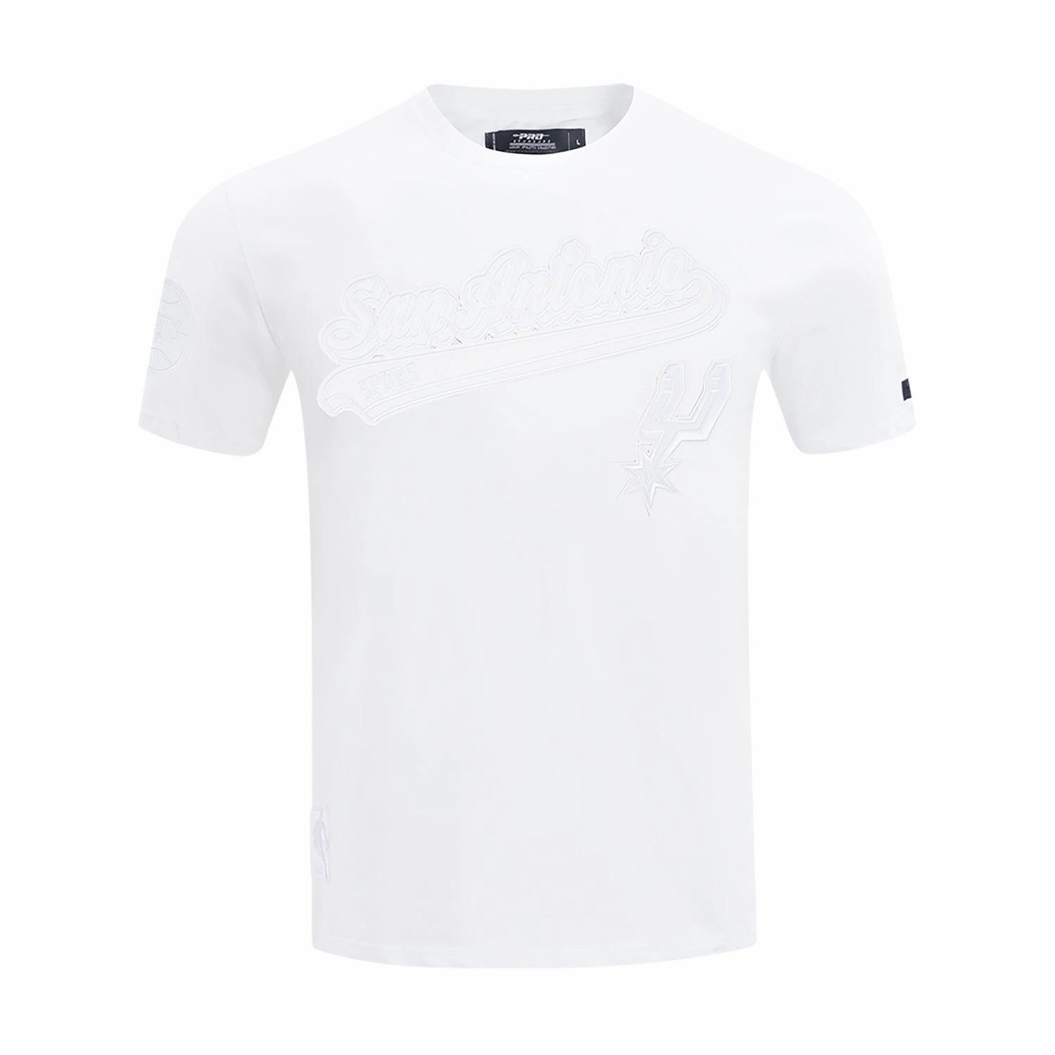 San Antonio Spurs White Out Tee -Mens Lightweight Style Everyday Fashion