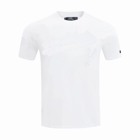 anti static Chilly Weather Style San Antonio Spurs White Out Tee -Mens