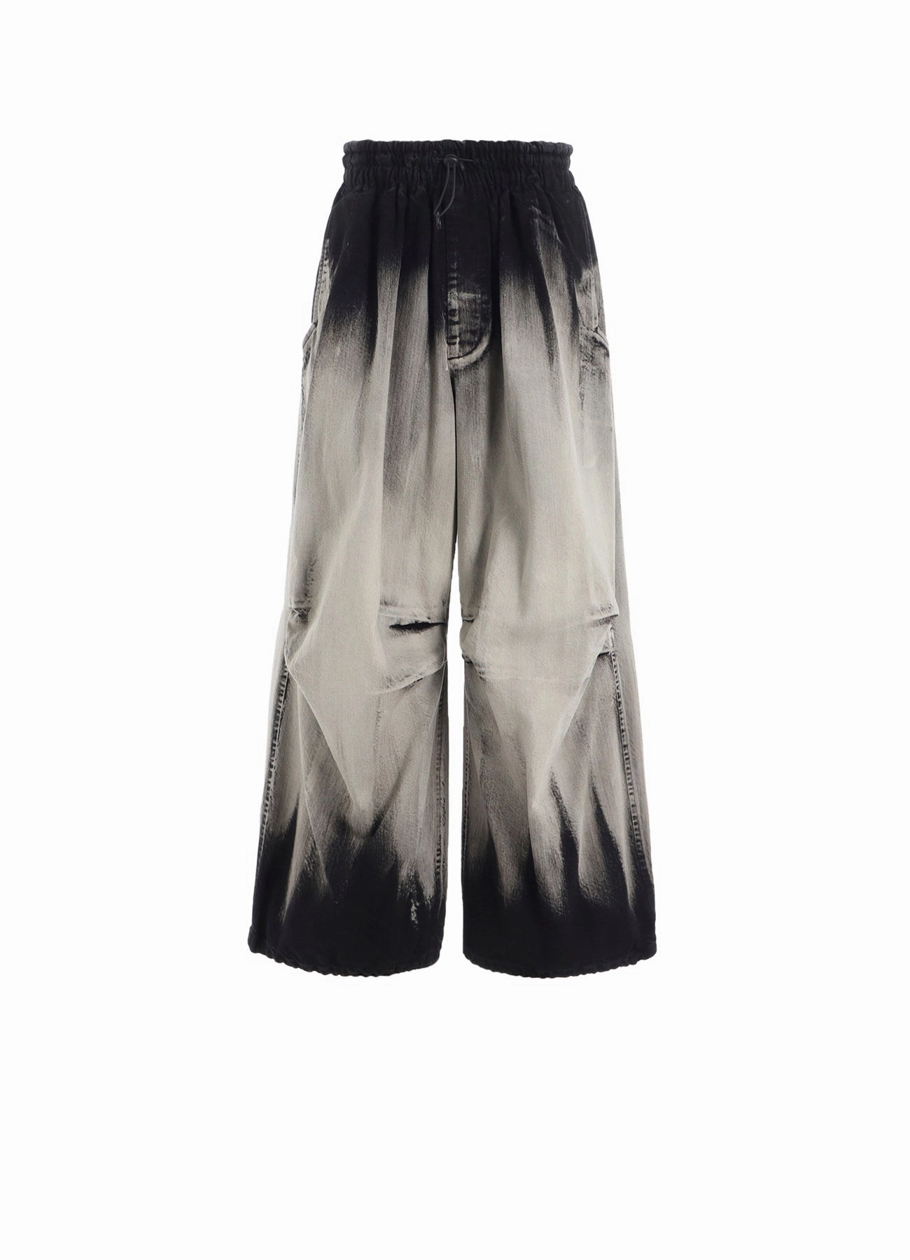Sleek Look Quick Access 10OZ BLEACHED DENIM PARACHUTE PANTS