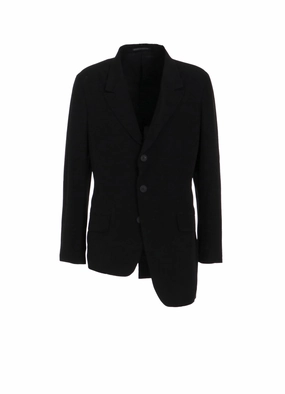 TA TUXEDO UNBALANCE JACKET DualZipper