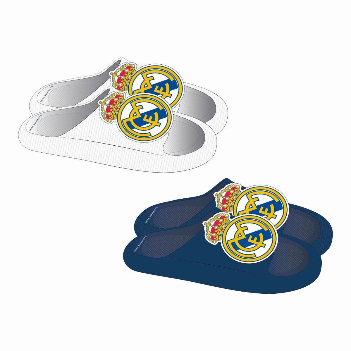 Outdoor Slip Flip Flops for Children Real Madrid C.F. Blue