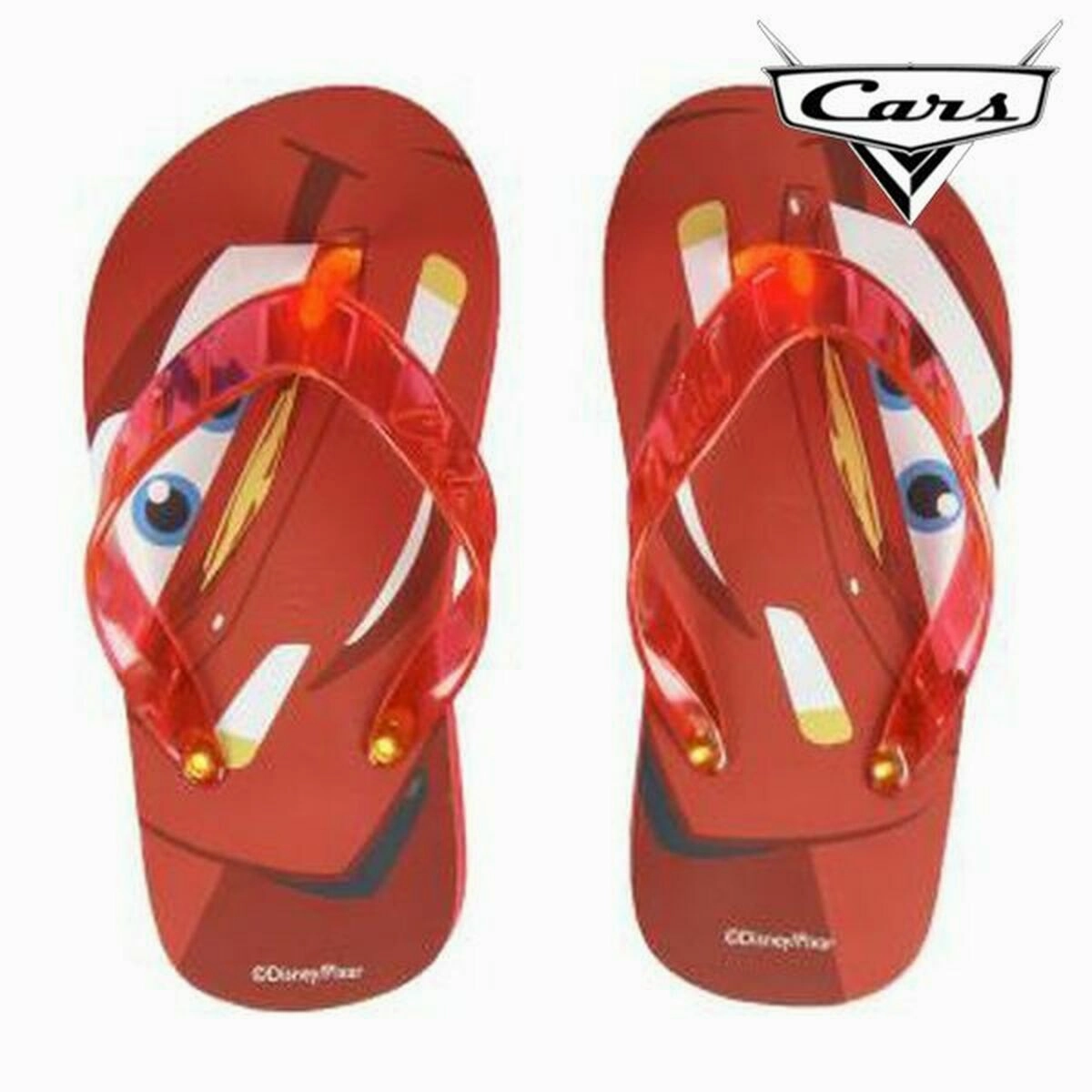 Instant Slip Fit Flip-flops with LEDs Cars 73078