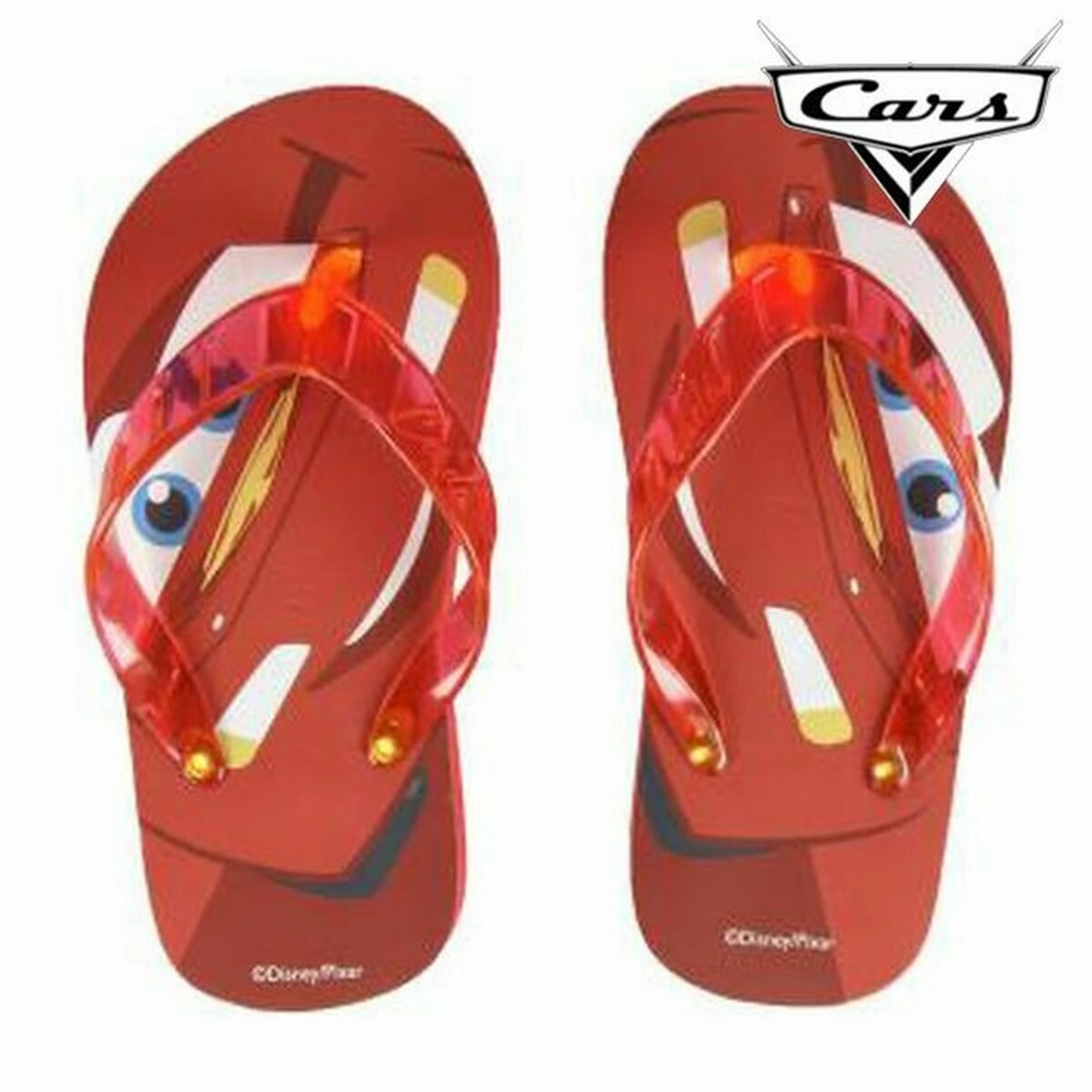 Slide Style Flip-flops with LEDs Cars 73078