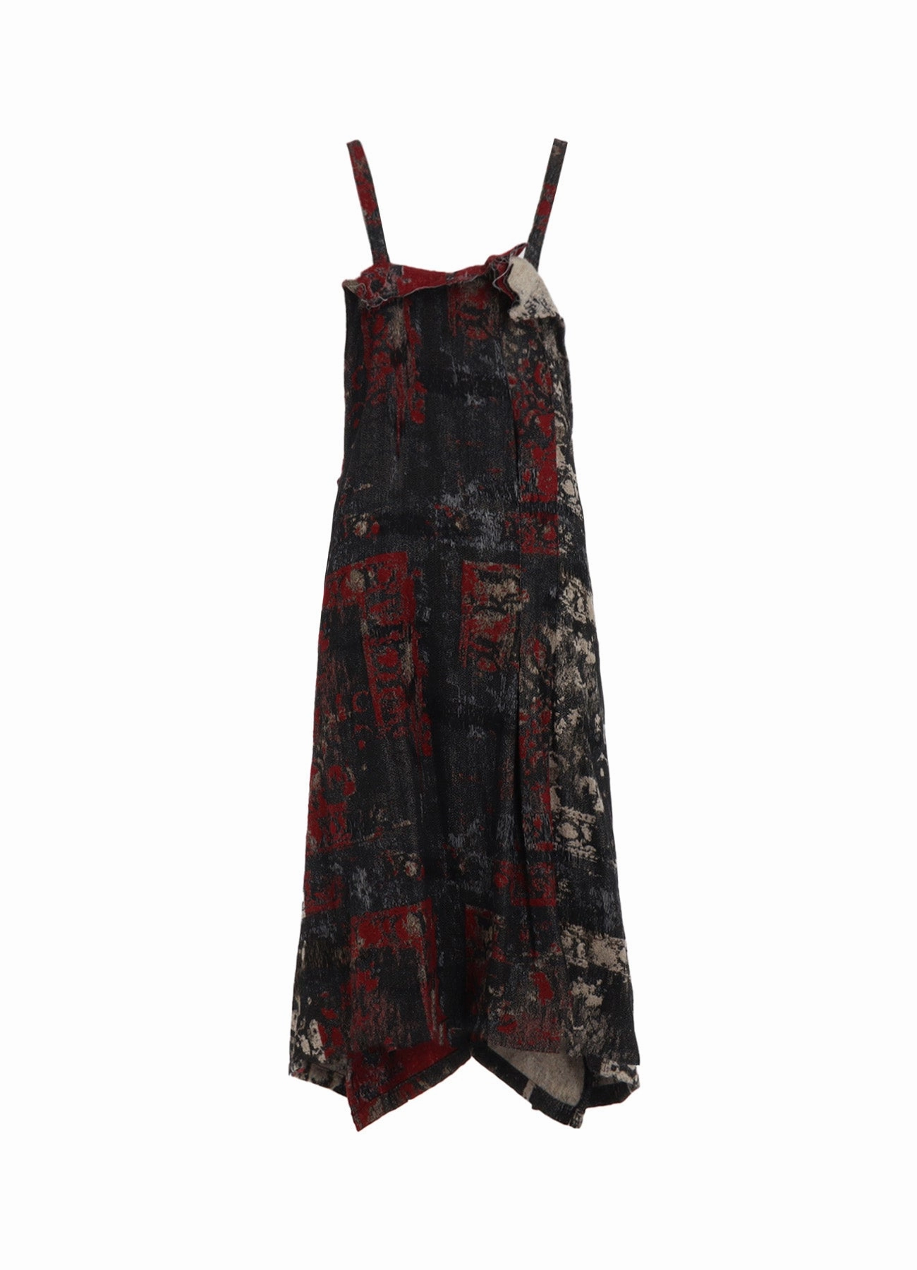 Date Ready FLORAL JACQUARD PLEATED SHOULDER STRAP DRESS