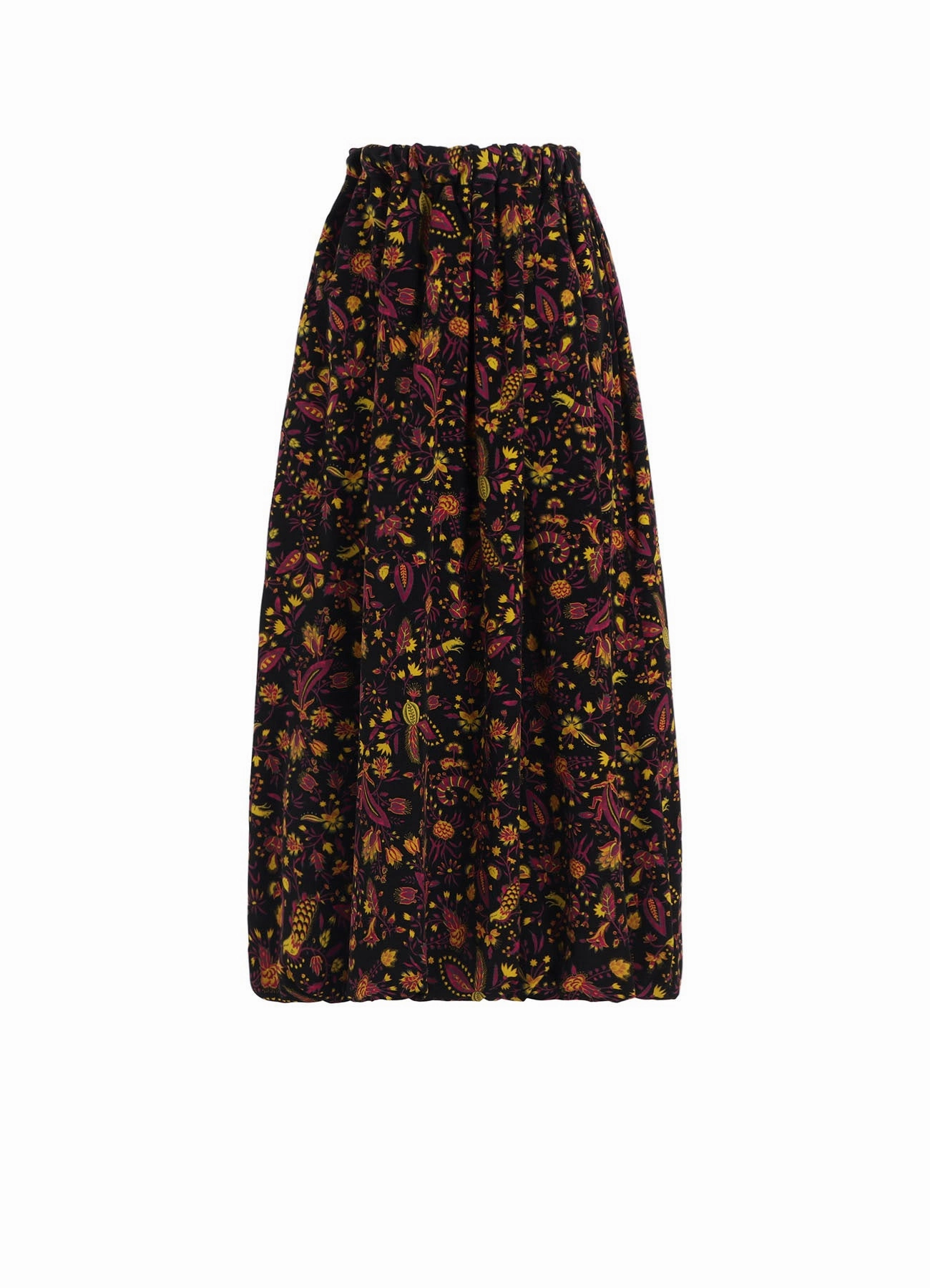 Subtle Charm FLOWER PRINT BALLOON SKIRT