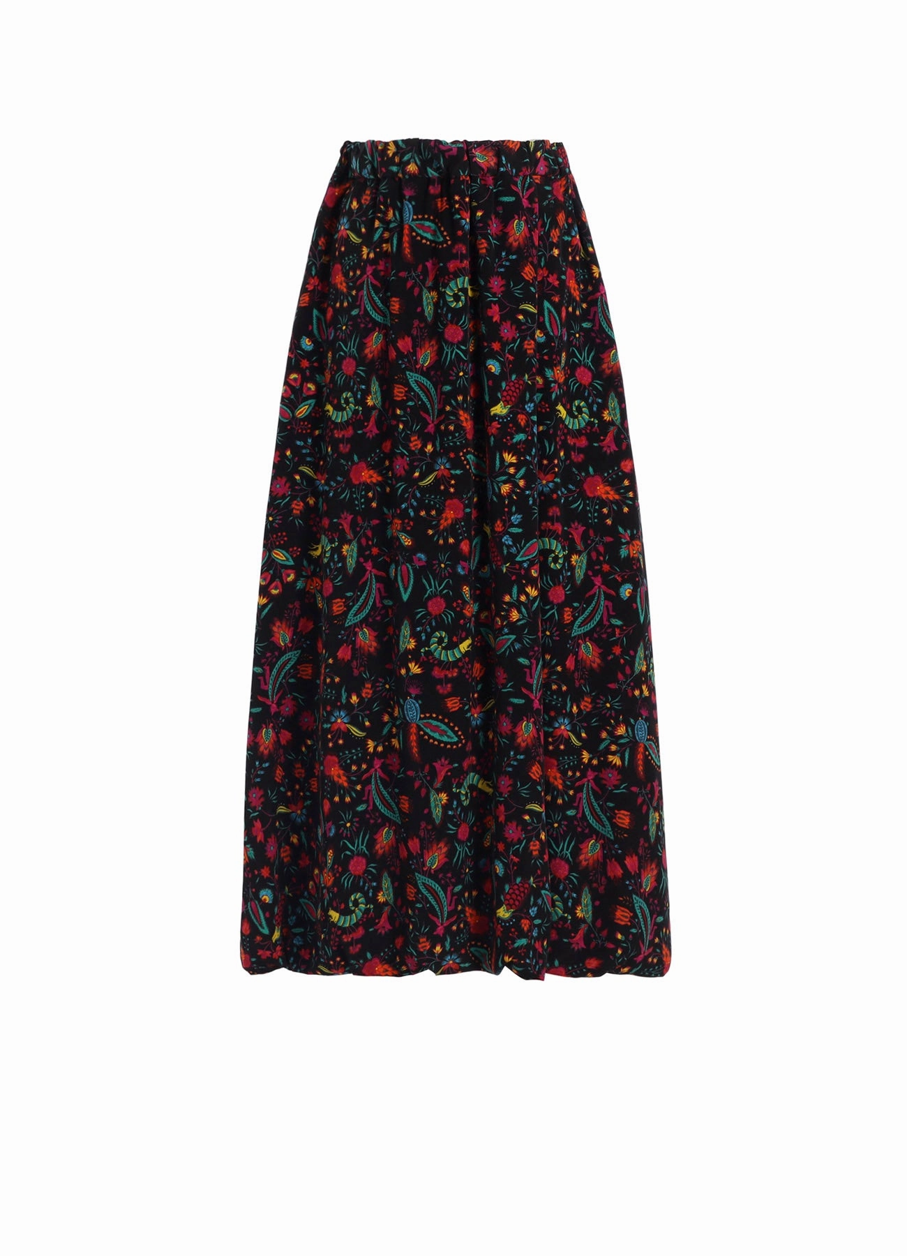 FLOWER PRINT BALLOON SKIRT Stay Cool