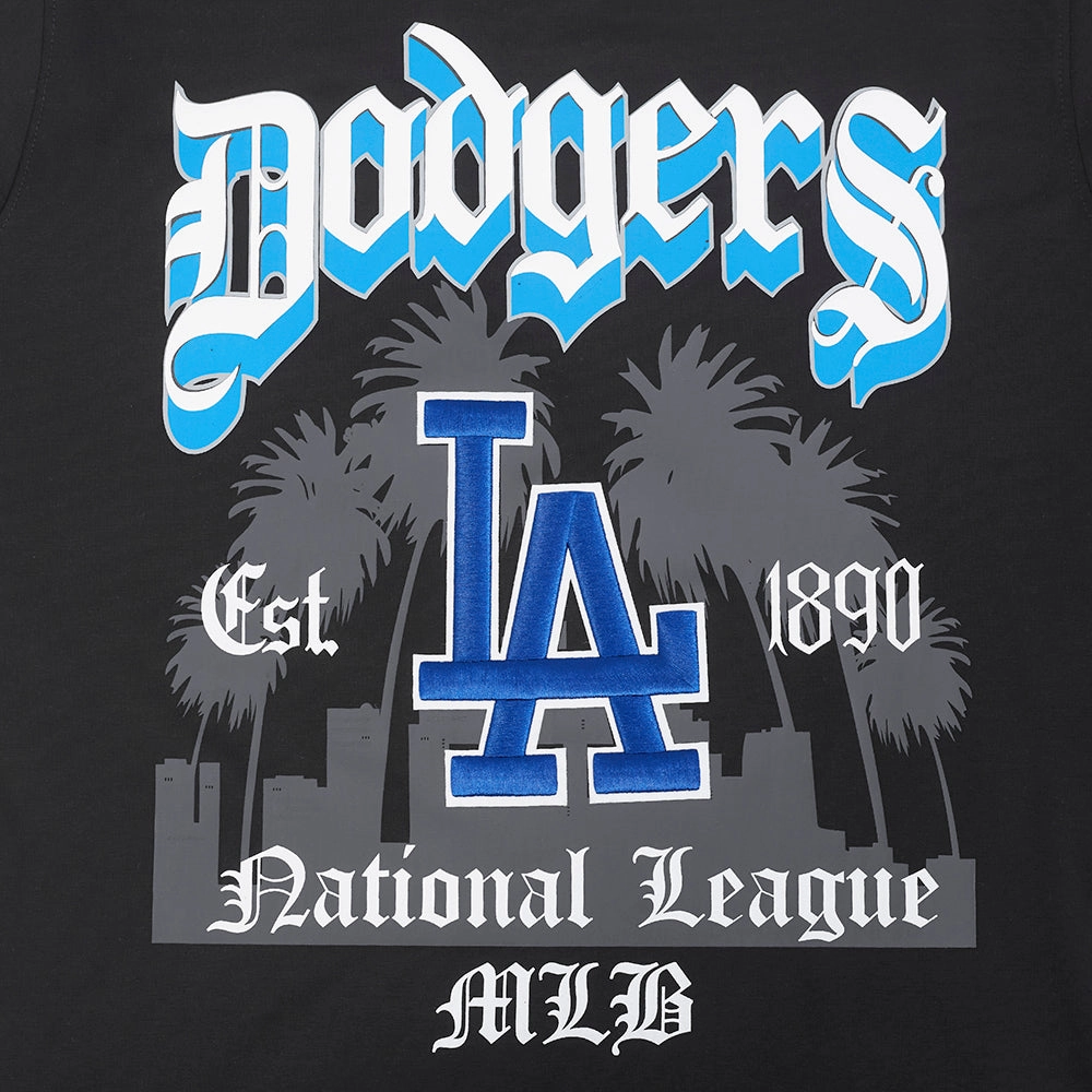 Los Angeles Dodgers Old English Tee -Mens City Trend Thermal Insulation