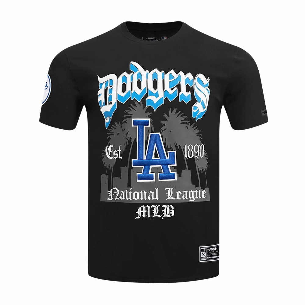 Los Angeles Dodgers Old English Tee -Mens Hidden Pocket