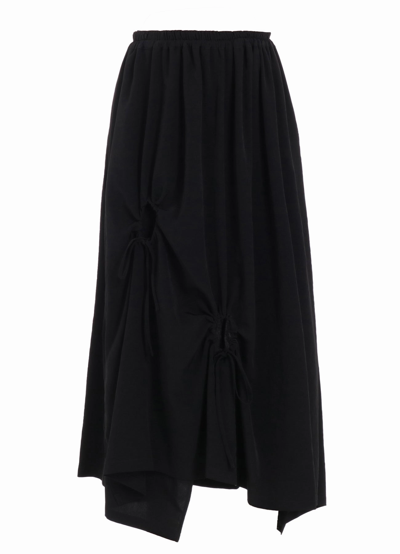 Silk Air Subtle Drape CREPE de CHINE CIRCLE GATHERED SKIRT