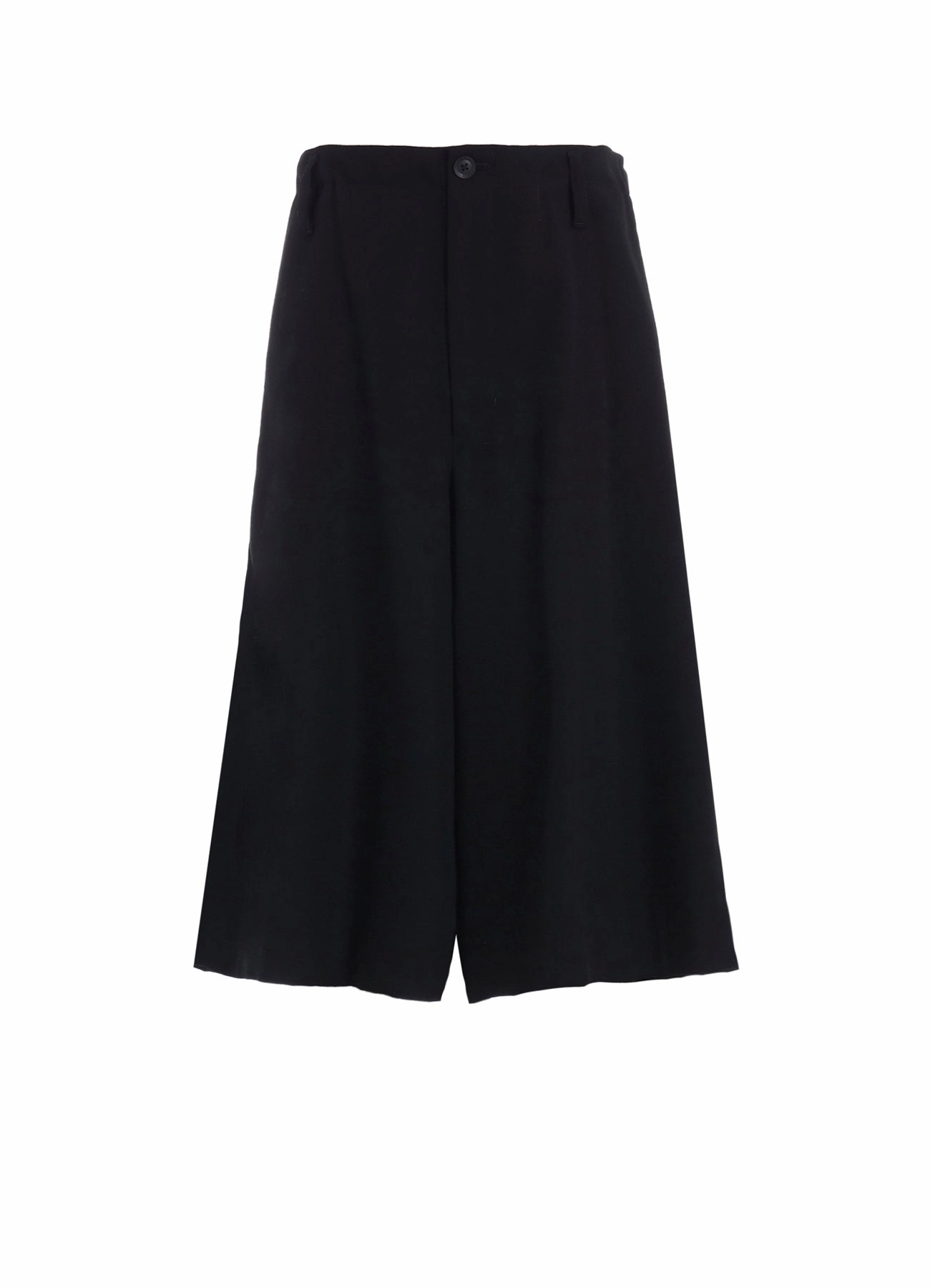 ARMY GABARDINE PLEATS HALF PANTS Flared bottom RegularFit