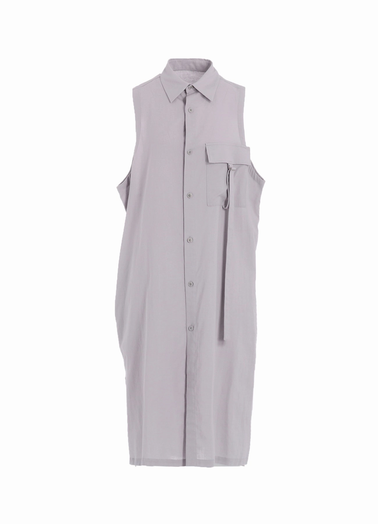 COTTON BOYLE VIYELLA SLEEVELESS SHIRT DRESS Chic Ensemble Mesh Soft