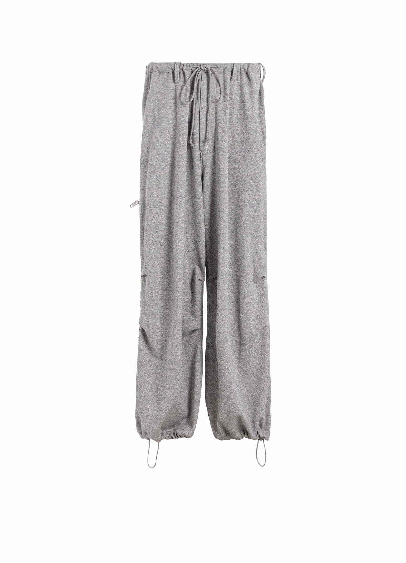 Active Lifestyle FRENCH TERRY KNEE TUCK WIDE PANTS