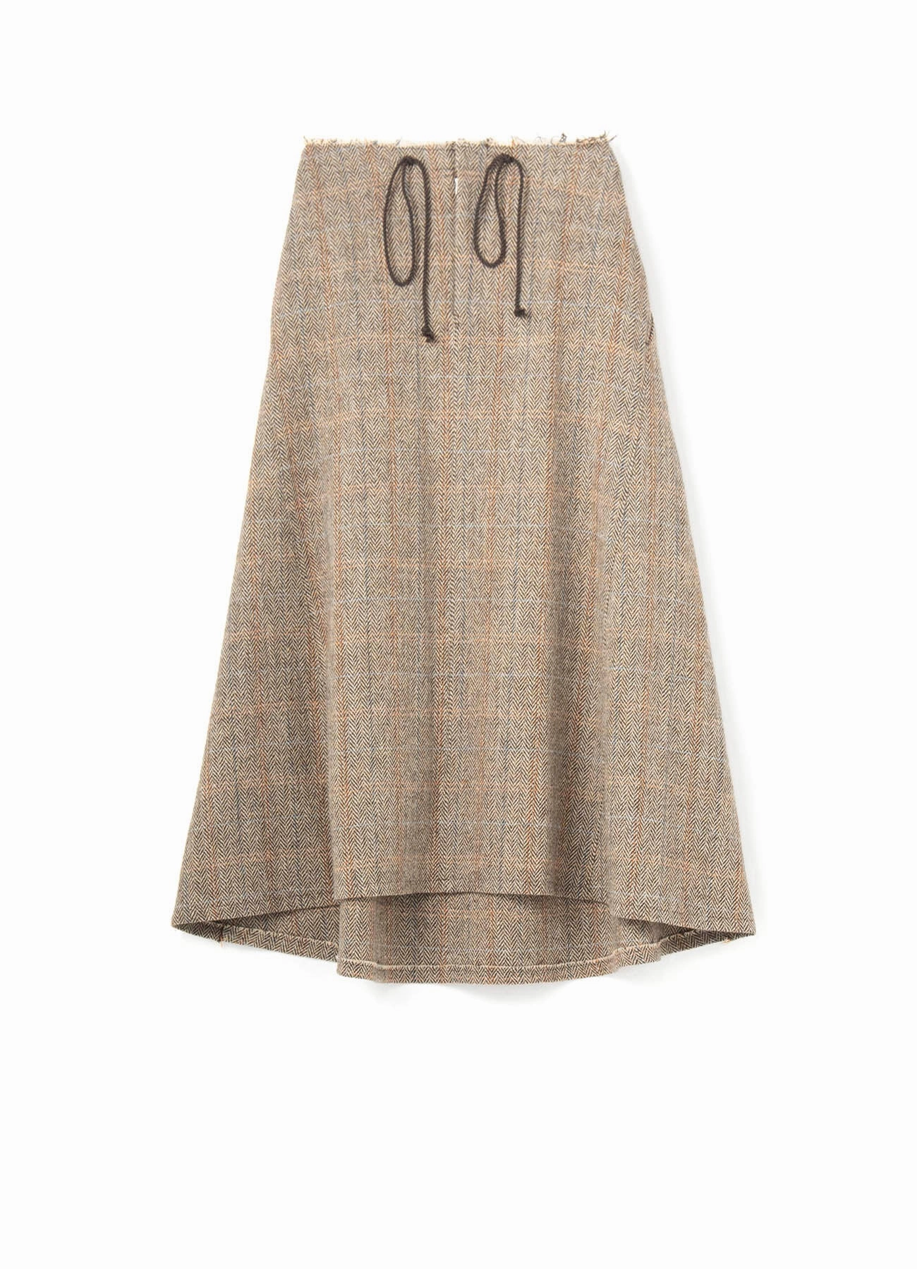 WOOL BRITISH TWEED BACK DROP SKIRT Chic Motion Everyday Wear