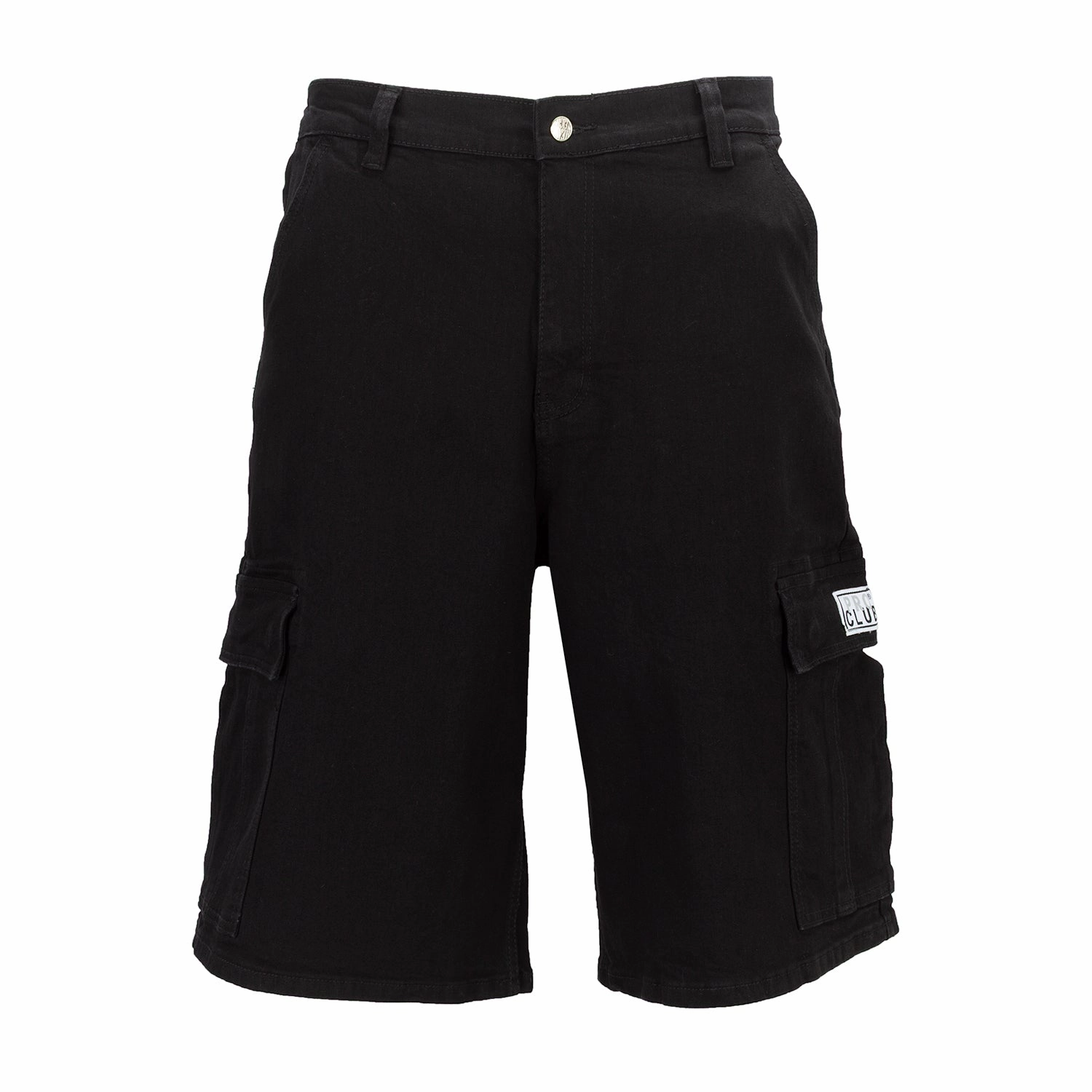 Baggy Denim Cargo Short -Mens Tailored Cut Casual Style